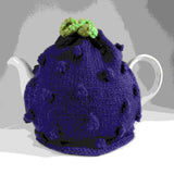 Purple Tea Cosy With Blackberry Aran Stitch, by Shoreline - Parade Handmade