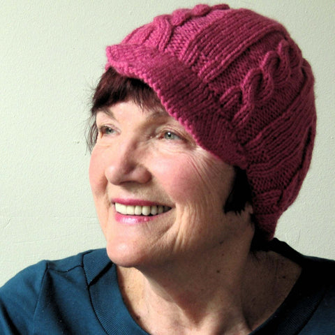 Quirky Pink Peaked Wooly Hat, By Jo''s Knits - Parade Handmade