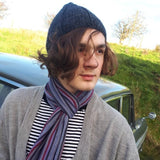 RA7 Beanie For Guys In Charcoal Grey, By Rose Coen - Parade Handmade