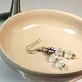 Rainbow and Clear Crystal Earrings, By Lapanda Designs - Parade Handmade Newport Co Mayo