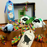 Sheep Bookmark 4 Piece Gift Set - recycled box inside out -  by Ditsy Designs - Parade Handmade