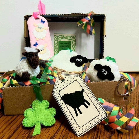 Sheep Bookmark 4 Piece Gift Set - recycled box inside out -  by Ditsy Designs - Parade Handmade