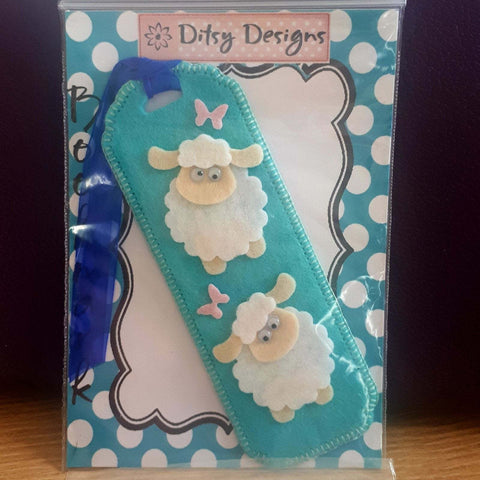 Sheep Bookmark with Butterflies, By Ditsy Designs - Parade Handmade