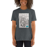 Short-Sleeve Unisex T-Shirt - Cafe Rendezvous, Art and Design by Parade