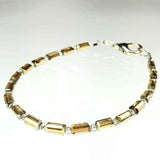 Slim Gold Crystal Bracelet by Lapanda Designs - Parade Handmade
