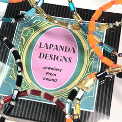 Slim Colourful Crystal Bracelet by Lapanda Designs