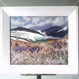 'Spring Crocuses', Original Framed Artwork, By Noreen Sadler - Parade Handmade