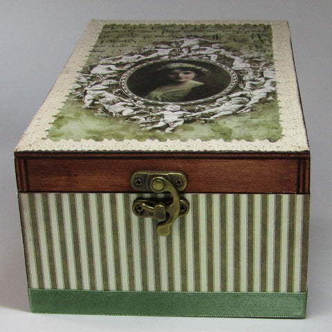 Storage Box, Vintage Cameo Theme, By Kira Szentivanyi - Parade Handmade