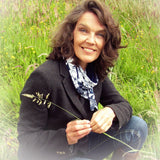 Summer Scarf. Button Fastener. Floral, By JaDa Crafts Ireland - Parade Handmade