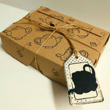 Tea Bookmark 4 Piece Gift Set - Recycled Box - By Ditsy Designs - Parade Handmade West of Ireland