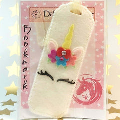 Unicorn Felt Bookmark, By Ditsy Designs
