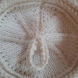 Versatile Handknit Woolen Hat In Cream, By Jo's Knits - Parade Handmade