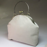 Vintage Style Handbag, Cream with Handle, By Kira Szentivanyi - Parade Handmade