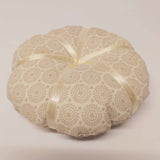 Vintage Style Pin Cushion, Natural Floral, By JaDa Crafts Ireland - Parade Handmade West Of Ireland