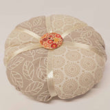 Vintage Style Pin Cushion, Natural Floral, By JaDa Crafts Ireland - Parade Handmade