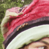 Warm Red Green and Purple Felt Wool Hat, By Parade - Parade Handmade Newport Co Mayo Ireland