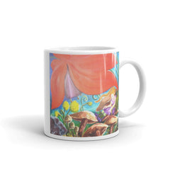 White Coffee Mug, 'Dream a Little Dream', Art by Parade