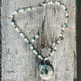 Wild Sea Gemstone Pendant, By Lapanda Designs - Parade Handmade