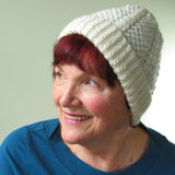 Wonderful Aran Handknit Hat In Cream, By Jo's Knits - Parade Handmade